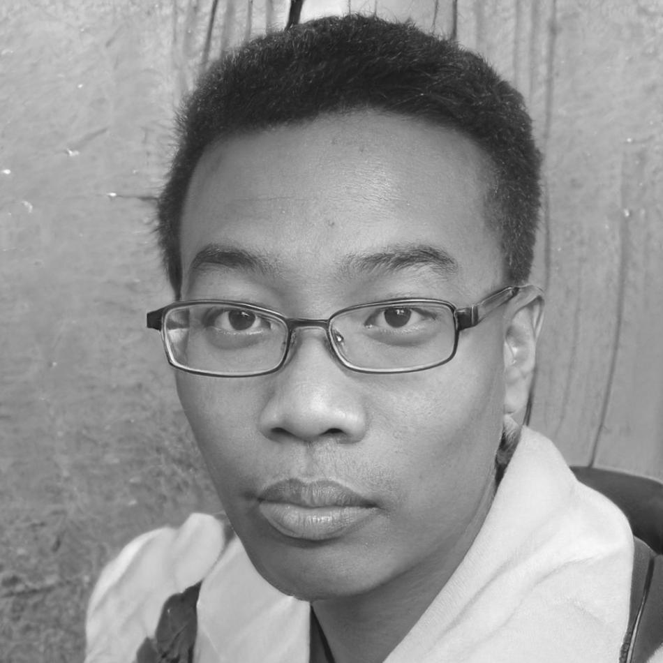 Portrait of Kieran Thornberg, front-end developer and program graduate